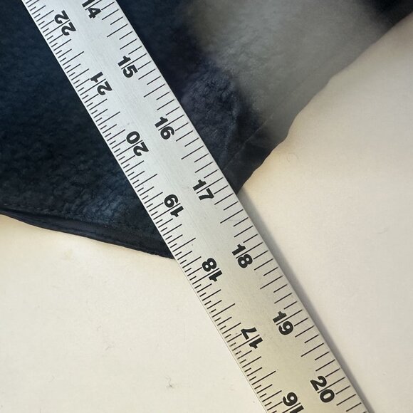 Mens Greatland Dark Blue Suede Vest Small Star Buttons - Picture 3 of 10